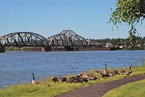 View from the Oregon shore