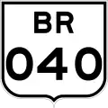 BR-040 shield}}