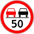 Belarus (no overtaking and speed limit)