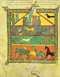 Urgell Beatus, f. 82v: Noah's Ark