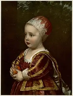 Baby Stuart, ca. 1861–1897; from the Louis Prang & Company Collection of the Boston Public Library