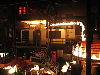 Backdraft interior at Universal Studios Hollywood