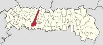 Location in Ialomița County