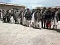 Baloch men in Qaradingo community of Rustaq district, Takhar province