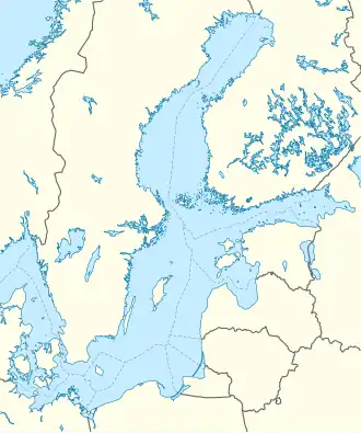 Rakvere is located in Baltic Sea