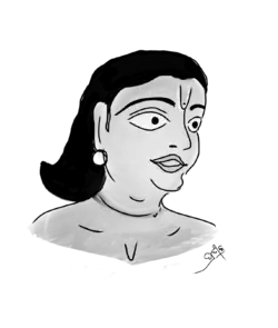 An artistic recreation of Banamali Dasa.