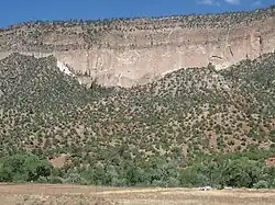 Bandelier Tuff in San Diego Canyon near Jemez Springs