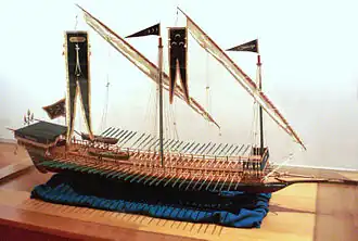 Barbarossa's galley during his campaign in France (1543–1544)