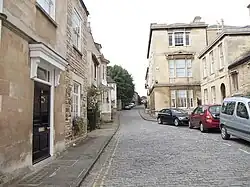 Area of medieval town by Barnhill House