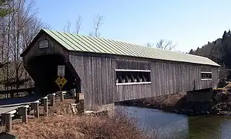 a photograph of Bartonsville Covered Bridge