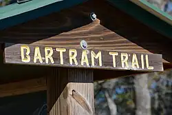 Sign for the Baltram Trail