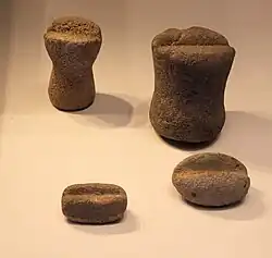 Basalt sharpening stones, ʿAin Mallaha and Nahal Oren, Natufian Culture, 12,500–9500 BC