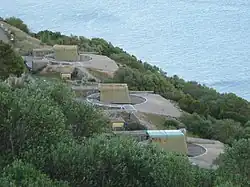 3 abandoned BL 6-inch Mk VII naval gun at 7th coastal artillery battery at Outão, Portugal