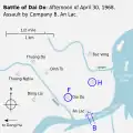 Afternoon of April 30. Assault by Company B, An Lac.