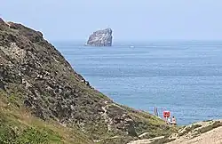 Bawden Rocks from Trevellas Coombe