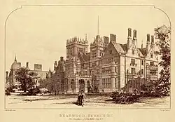 Print of Bearwood in the mid-19th century