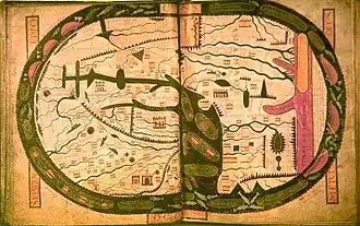 A detailed map of Palestine from the 8th century