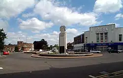 Beckenham War Memorial,[70] with the Odeon cinema in the background[71]