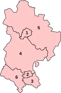 Parliamentary constituencies in Bedfordshire 1997 – 2005