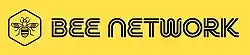 Yellow logo with a bee symbol and the text "Bee Network"