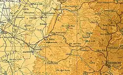 Zikrin map, 1948 1:250,000 (top left quadrant)