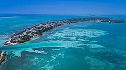 Image 10An aerial view of Caye Caulker