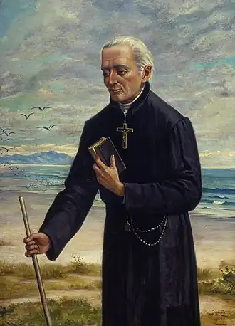 Joseph of Anchieta, the first grammarian of Old Tupi, by Benedito Calixto