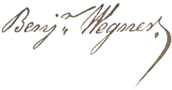 Signature (from the 1837 contract with his tenant farmer at Frognerseteren)