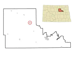 Location of Brinsmade, North Dakota