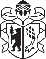 A stylized version of the combined Berenberg–Gossler coat of arms used as the logo of Berenberg Bank