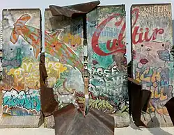 Remnats of the Berlin Wall at Kalijodo Park