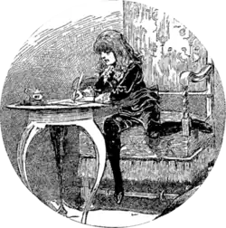 An illustration of the titular character from "Little Lord Fauntleroy" by Reginald Bathurst Birch