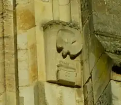 Another bird carving- A swallow swoops over its nest.