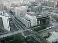 View of the Times Mirror complex from the L.A. City Hall observation deck.
