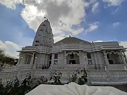 white marble Hindu temple