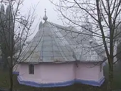Wooden church in Bărboși