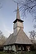 Wooden church in Cuciulat