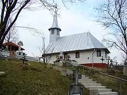 Wooden church in Pustuța