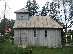 Wooden church in Zvoriștea
