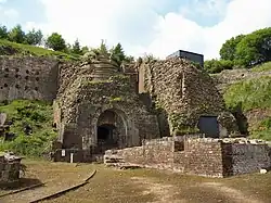 Two furnaces at Blaenafon Ironworks