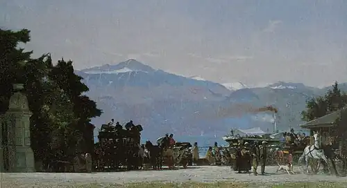 À Ouchy by François Bocion (1874)