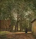 A. Schelfhout, Boerenschuur / Farmyard, c. 1820-30; oil on paper