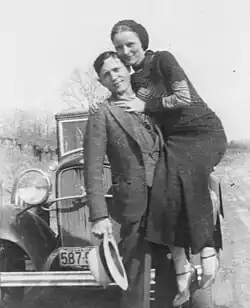 Clyde Barrow and Bonnie Parker