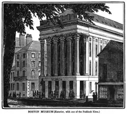Boston Museum, no.18 Tremont St., Boston, 1841–1846