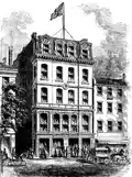 The Boston Advertiser Building circa 1872
