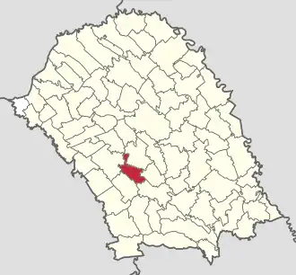 Location in Botoșani County