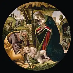Alessandro Botticelli, The Adoration of the Christ Child * (c. 1500), 120.7&nbsp;cm diameter
