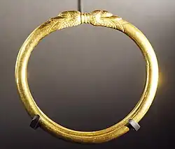 Late Hallstatt gold bracelet from Lavau Grave, France