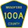 County Road 100A marker