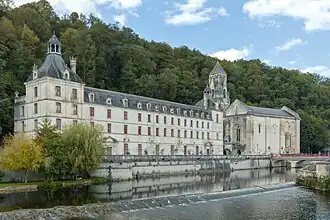 Abbey of Brantôme and its bell tower